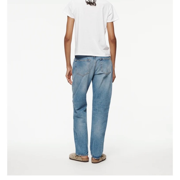 6397 stretchy jeans- stone wash blue - Picture 3 of 6